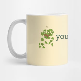 You Grow Girl Cute Plant Sticker Mug